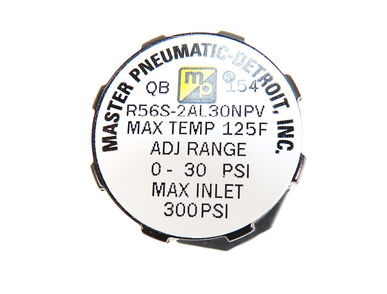 Master Pneumatic R56S-2AL30NPV Stainless Steel Regulator 0-30PSI 300PSI Max