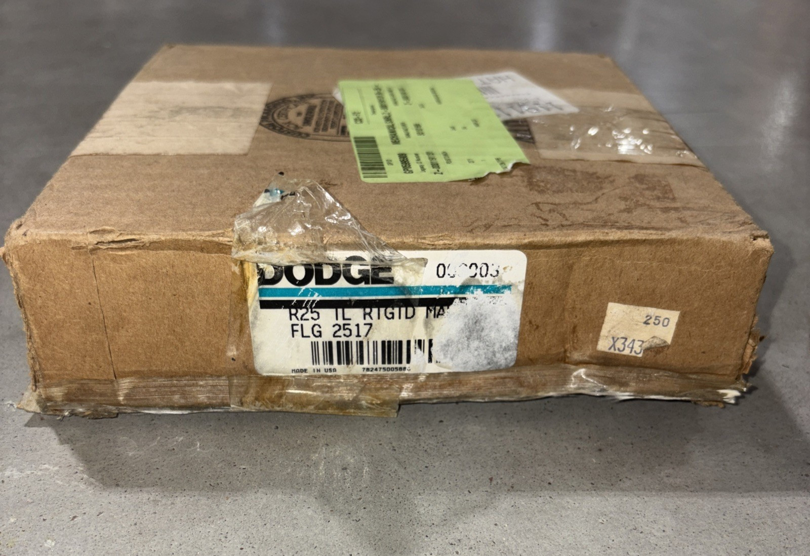 Dodge R25M FLG Male Taper Lock Rigid Coupling Half 2517, 7″ OD, 003003 *NEW*