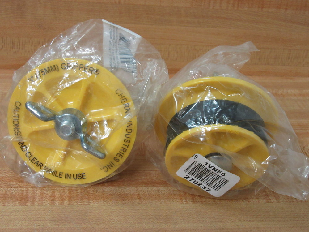 Cherne Industries 1VNF6 3″ Gripper 270237 (Pack of 2)