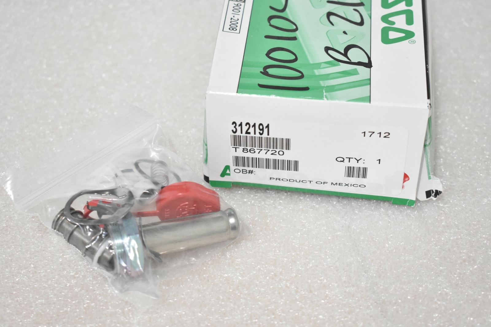 ASCO RED HAT 312191 REBUILD KIT 8320 AC COIL SOLENOID PART