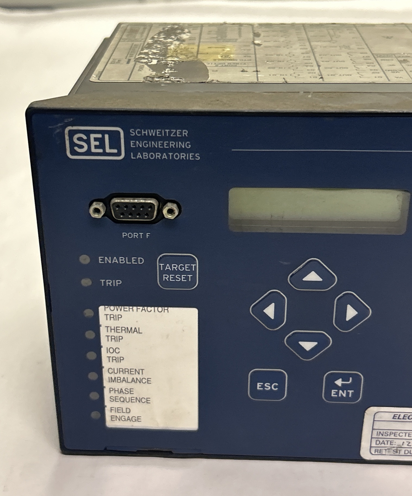 SEL,SEL-749M,MOTOR RELAY PROCESS CONTROL UNIT