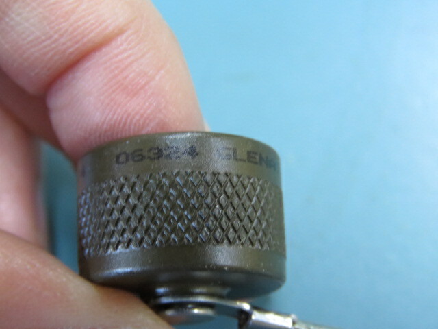 GLENAIR D38999/33W9N Qty of 1 per Lot Connector Cap (Cover) 9 Olive