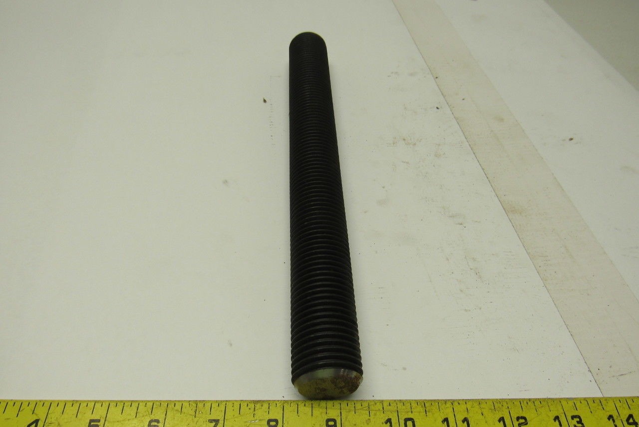 1-1/4″-8×8″ (OAL 8-1/4″) A193 B7 Fully Threaded Stud Black Finish Lot of 3