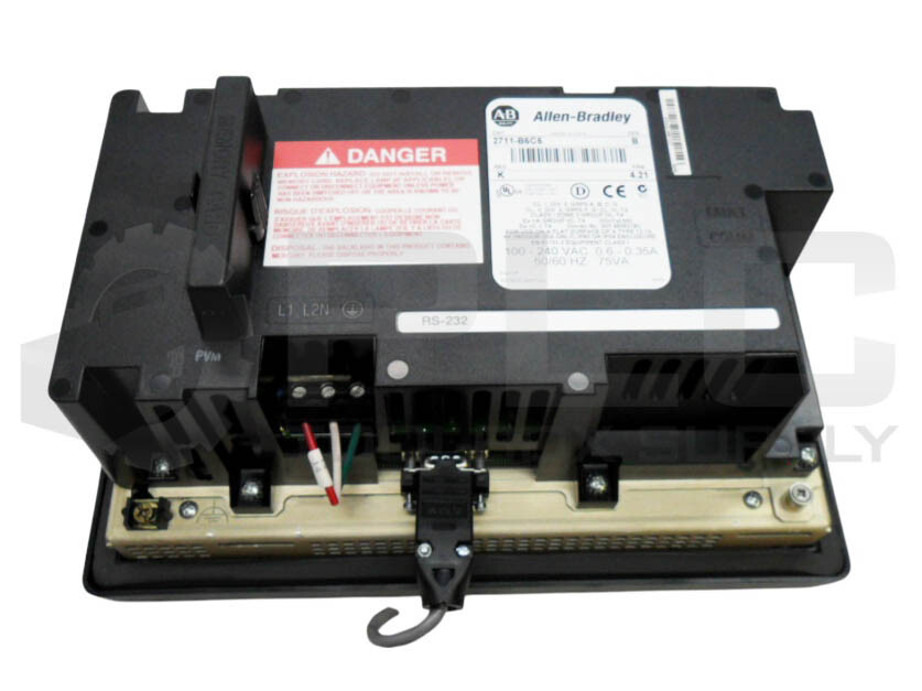 ALLEN BRADLEY 2711-B6C5 /B PANELVIEW 600 5-1/2″ 100-240VAC *PARTS ONLY*