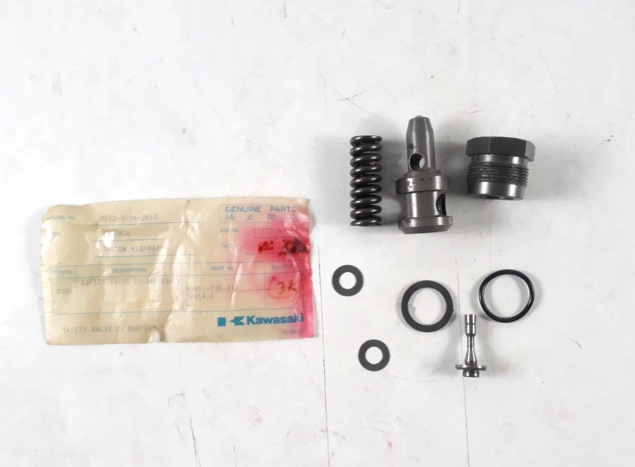 Safety Valve/21 Bar (Exh.V) P/N 90801-73K-373 1345410 For Kawasaki 8S60MCE Parts