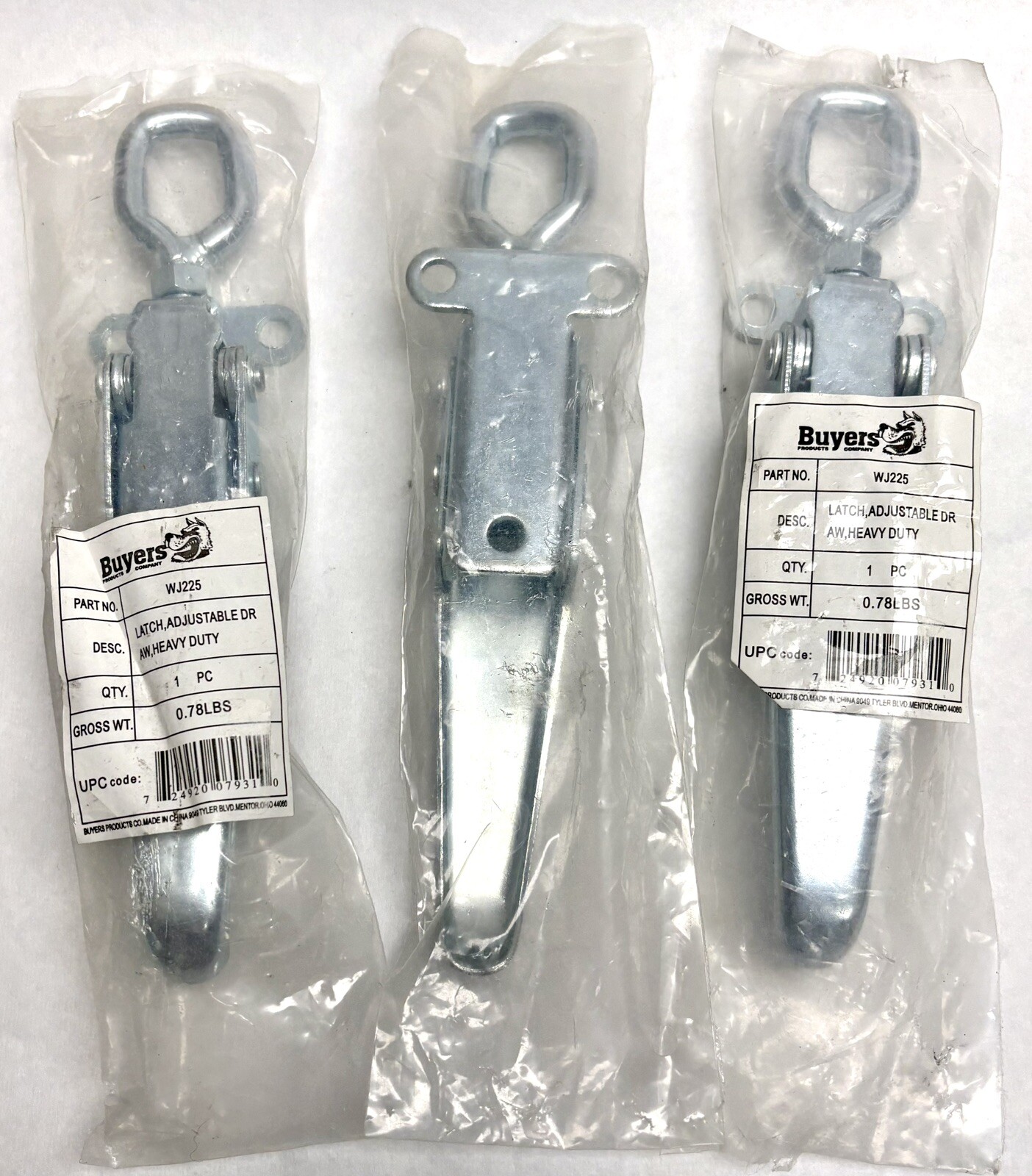 Buyers Wj225 (1) Adjustable Draw Latch, Heavy Duty, Lot of 3