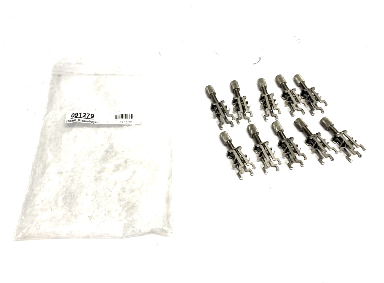 Beckhoff ZB8500 Clamp Strap Screw For Shield Connection 091279 10-PACK