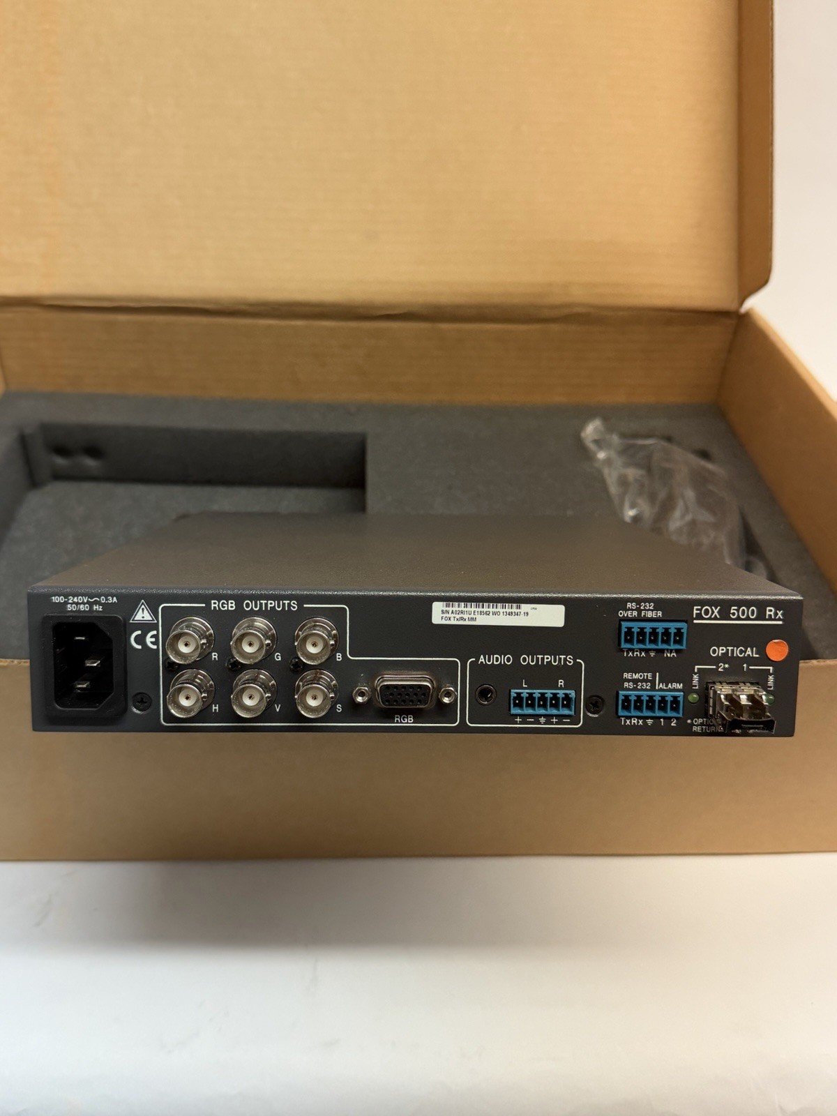 Extron Electronics Fox 500 Tx/Rx MM Fiber Optic Transmitter & Receiver NIB