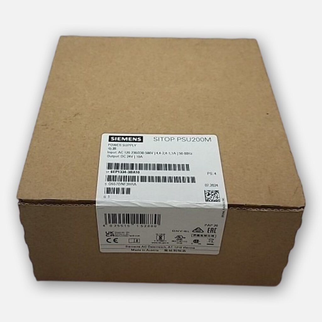 NEW SEALED SIEMENS 6EP1334-3BA10 POWER SUPPLY 24V 10A SITOP PSU200M