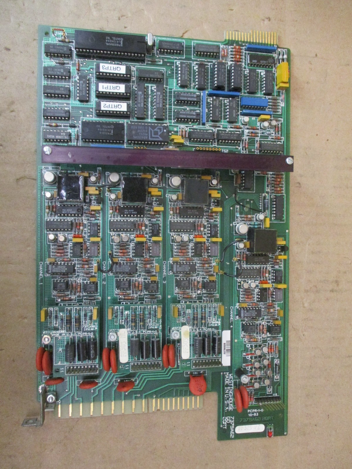 Westinghouse 7379A62 G02 2QRT10 SUB 7379A90 2FILM4 2FILM3 PCPR-1-0 53219HI