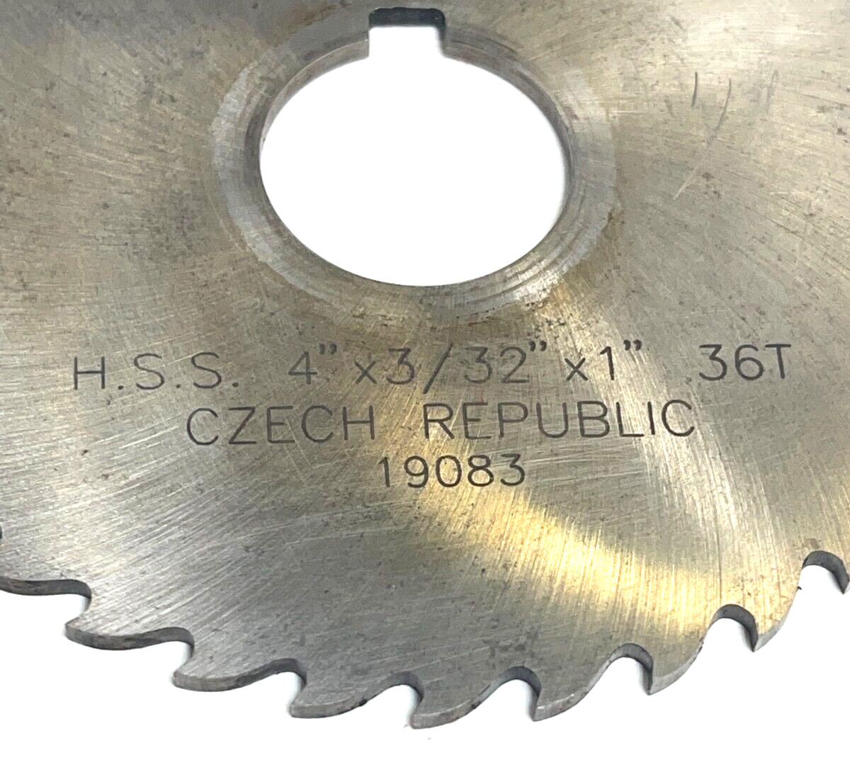 CZECH REPUBLIC HSS 36T 4″ X 3″/32″ X 1″ 19083 METAL SPLITTING SAW