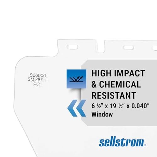 Sellstrom Replacement Polycarbonate Window – for 380 Series Face Shields -…