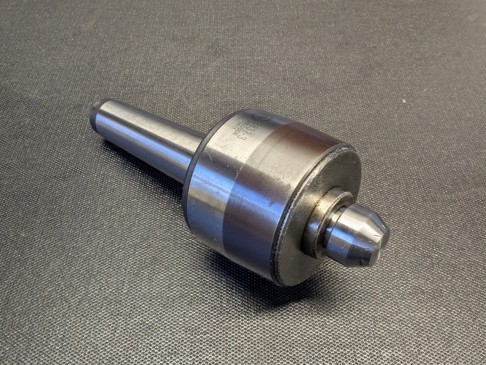 Bison 8832-3 Morse No. 3 Live Center With 60-Deg 5-570-203 Modified Blunt Insert