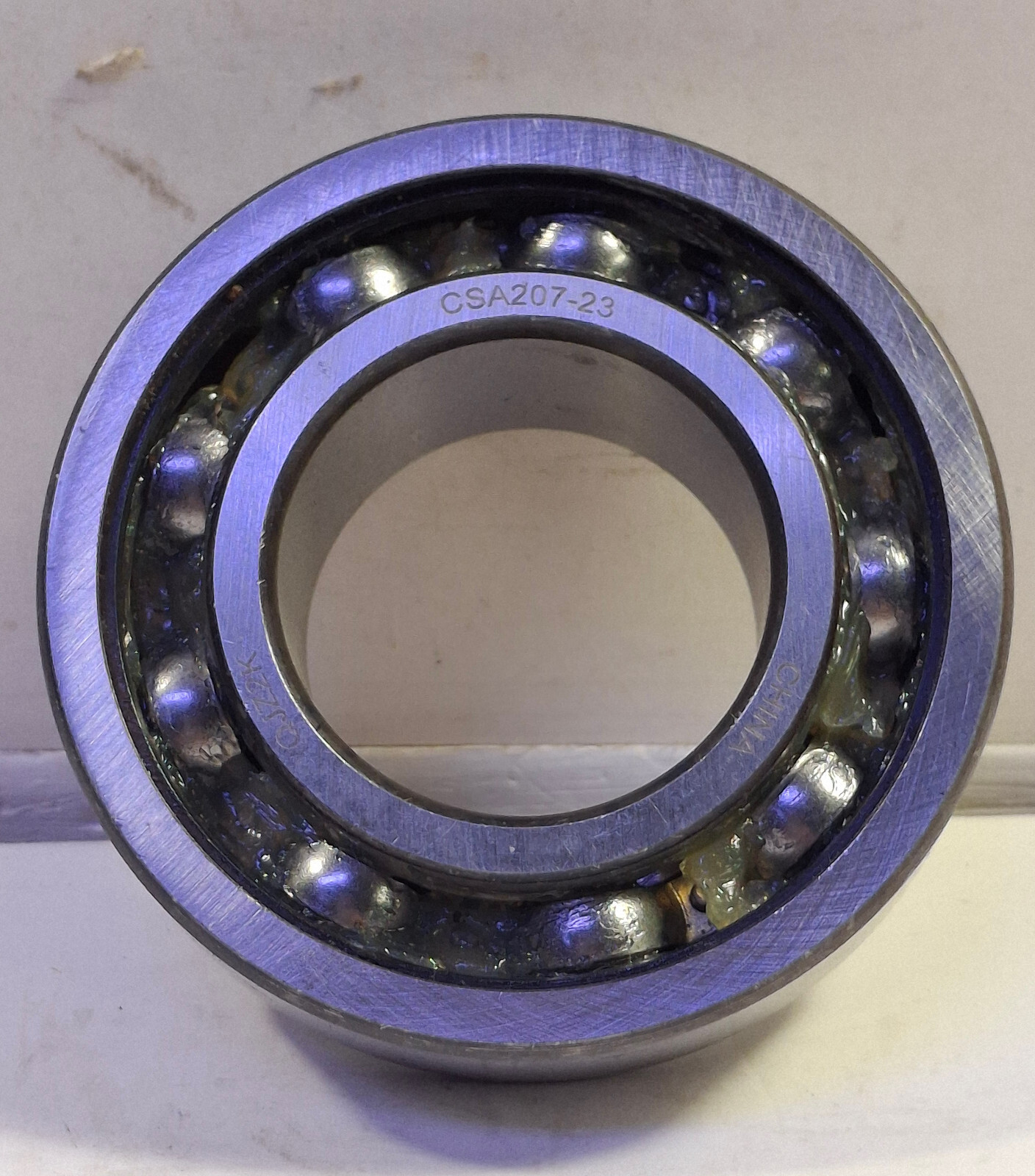 1 NEW QJZ2K CSA207-23 RADIAL DEEP GROOVE BALL BEARING W/LIP NNB ***MAKE OFFER***