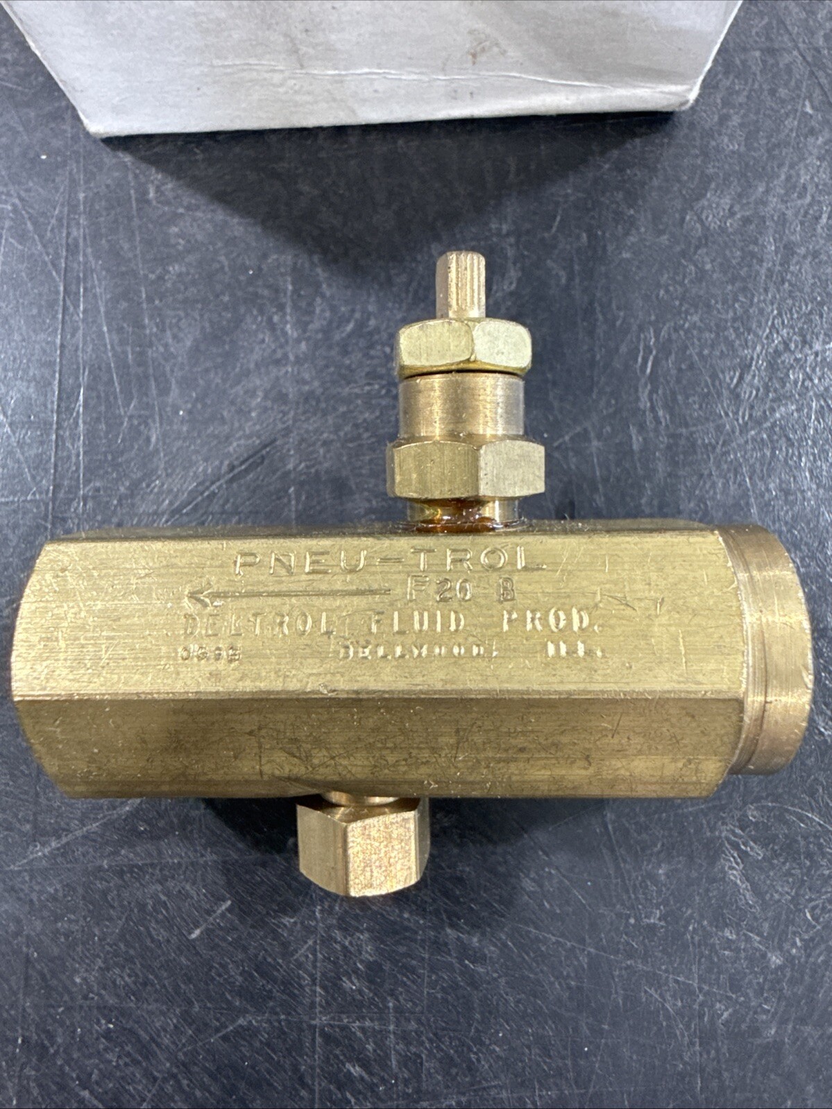 DELTROL F20B 10000-02 Flow Control Valve *NOS*