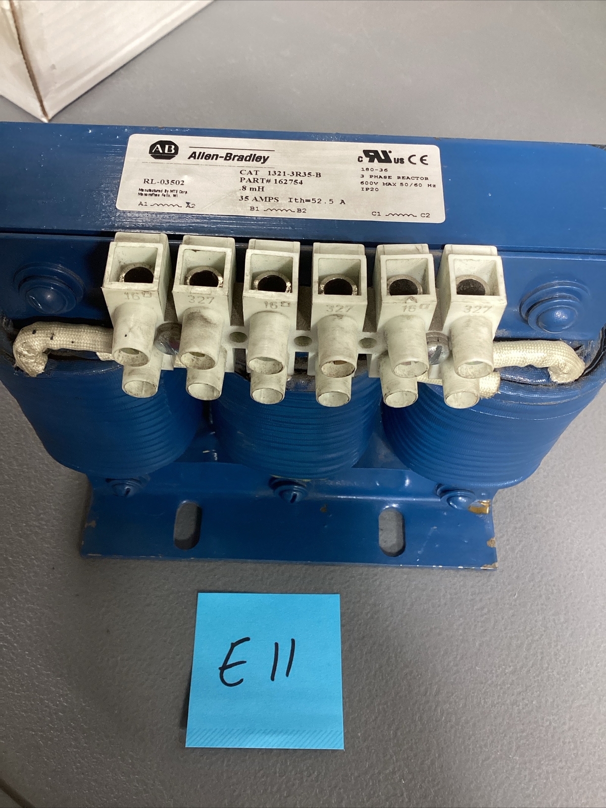 Allen Bradley 1321-3R35-B Line Reactor 162754