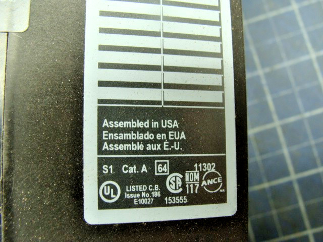SQUARE D JDL36200 POWERPACT JD 250 CIRCUIT BREAKER DISCONNECT SWITCH 200 AMP