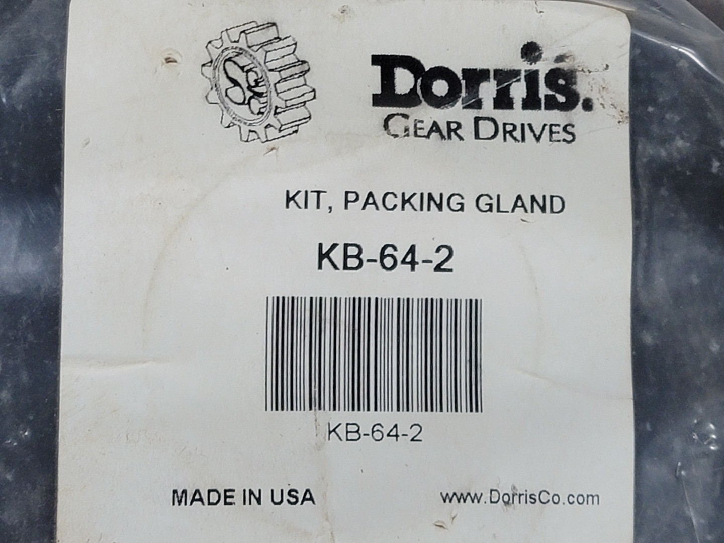 DORRIS GEAR DRIVES KB-64-2 Speed Reducer Packing Gland Kit – Shafts &