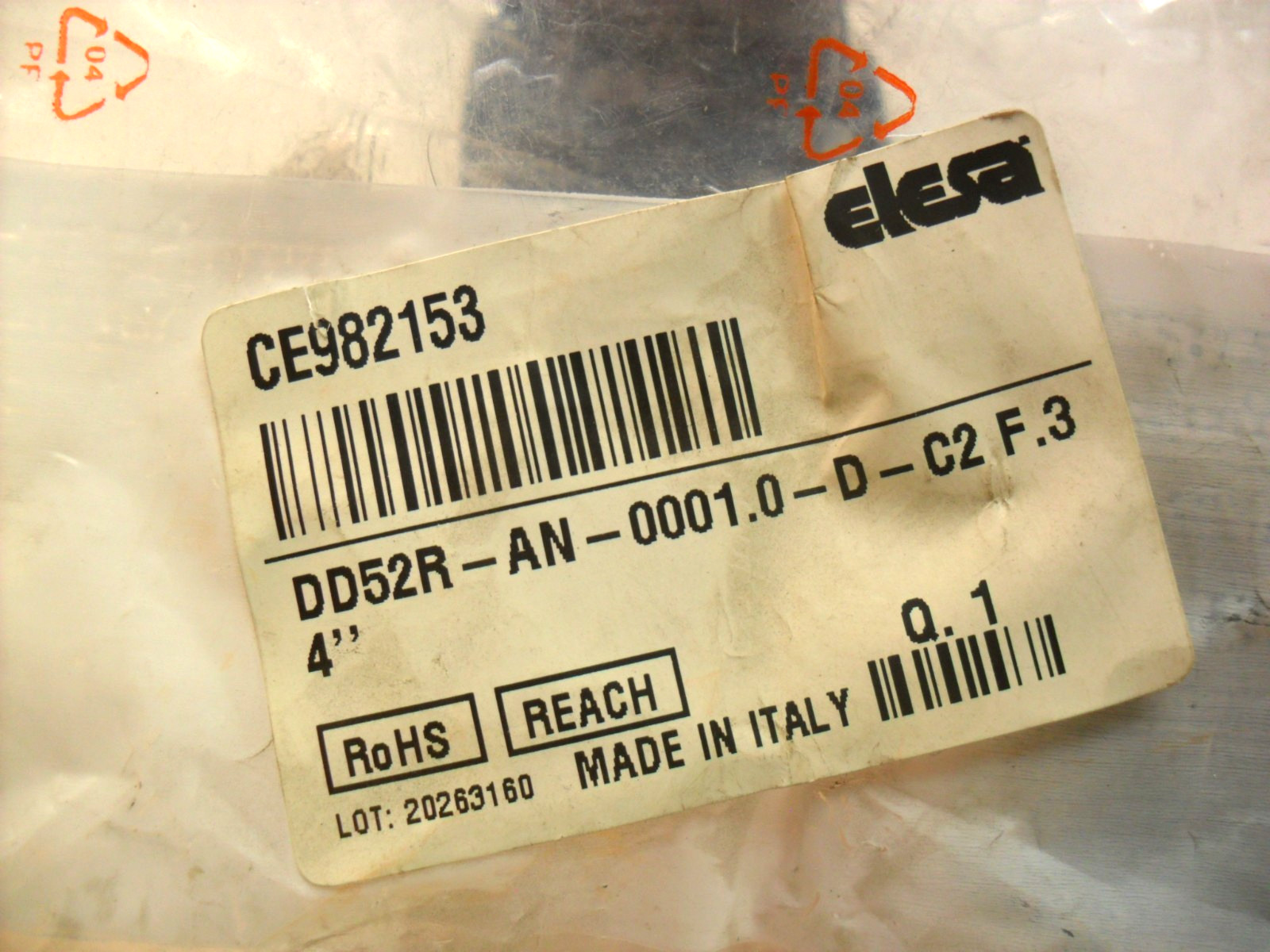 elese – DD52R-AN-0001.0-D-2C-F.3/4″ – CE82153 – Sealed Factory Bag