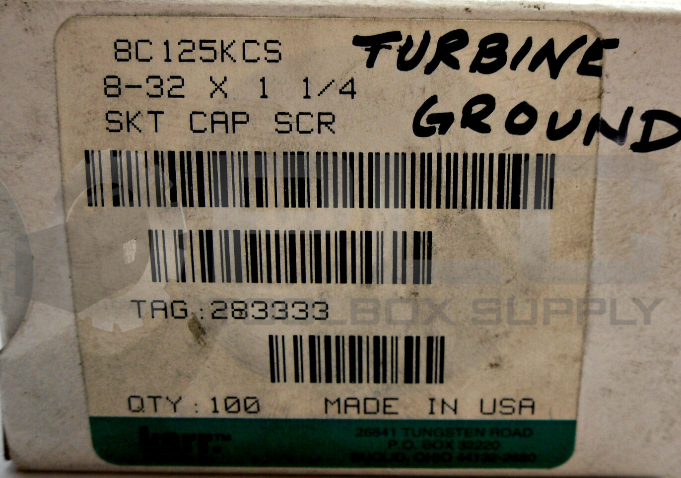 LOT OF 94 NEW KERR 8-32 X 1 1/4 CAP SCREWS 8C125KCS