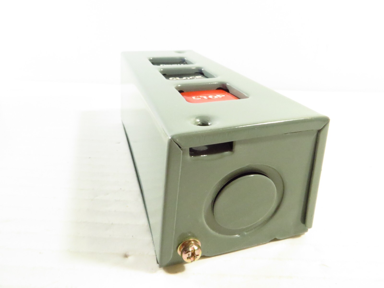 MMTC 3 BUTTON CONTROL STATION PBS-3, Gray, NOS, Free 2-3 Day Ship!!!
