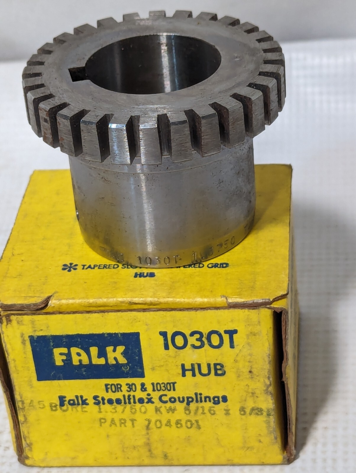Falk 1030T hub, C45 bore, 1.3750 KW, 5/16 x 5/32, part 704601