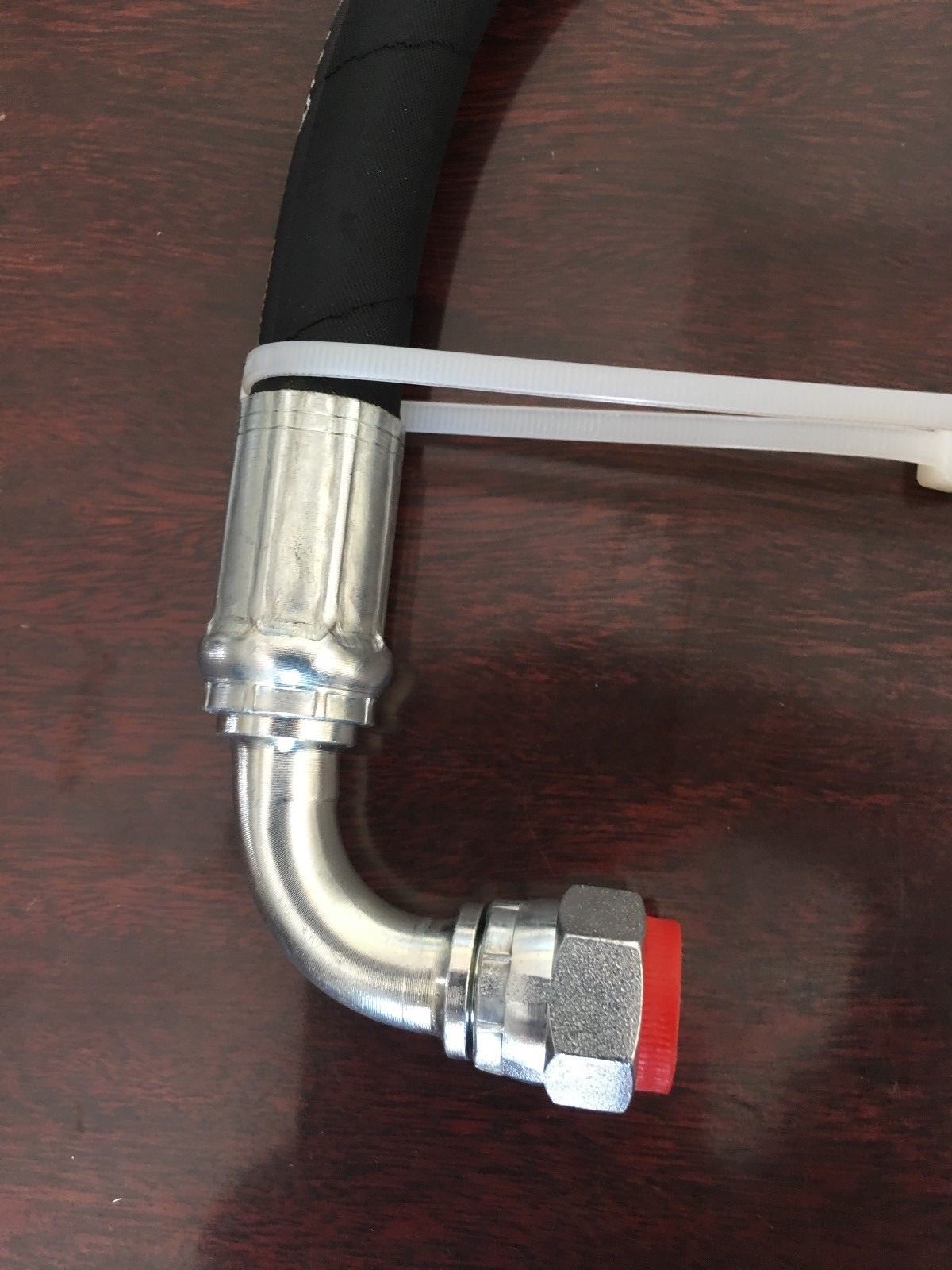 1/2″ X 18″ 2-WIRE 5,000 PSIHydraulic hose assembly 1-Female JIC 1-Female JIC 90