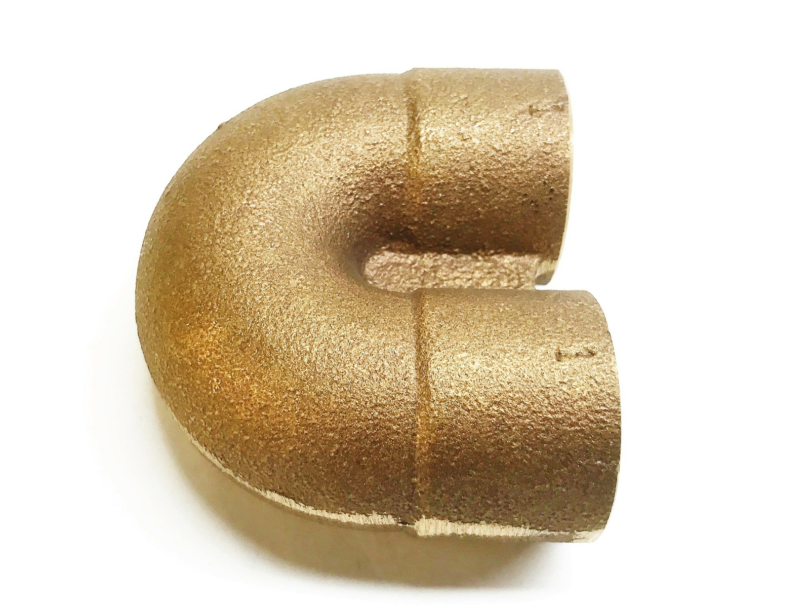 Nibco Bronze 1″ Sweat x 1″ Sweat 180 Degree Elbow Coupling NOS