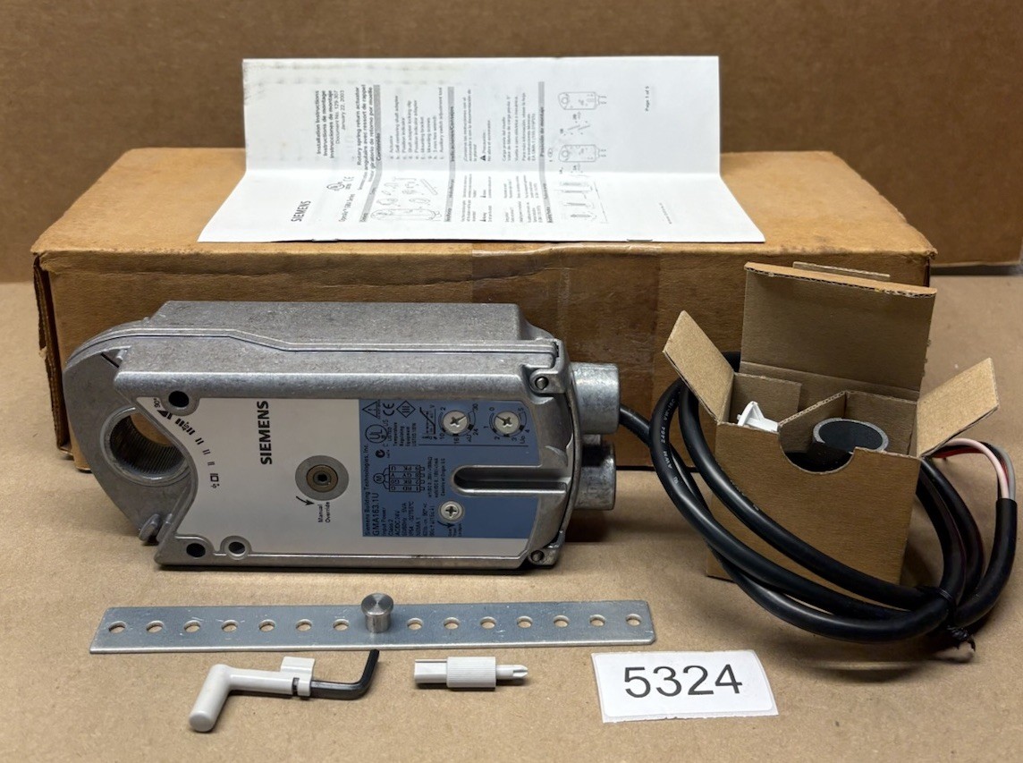 SIEMENS Open Air Actuator GMA16131U Adjustable Start/Slope HVAC NOS