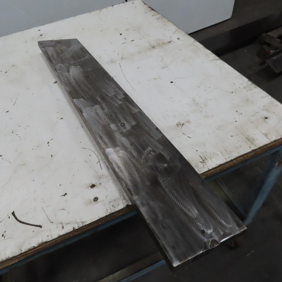 36″ x 6″ Wide 3/4″ Thick Steel Plate Fixture 1/2″ x 3/4″ Tall Center Tang