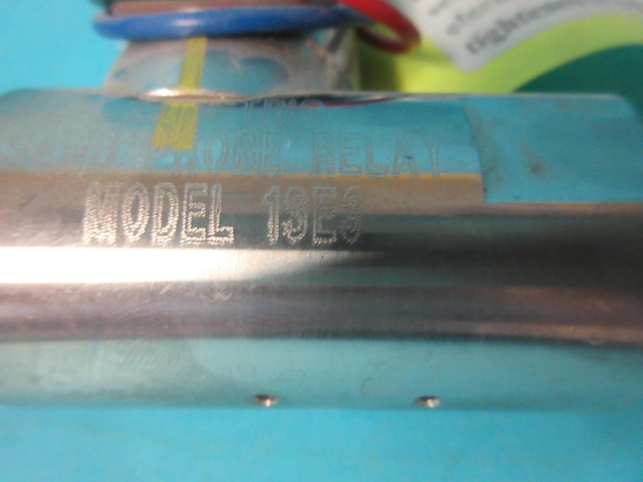 RUELCO ELECTRIC SAND PROBE RELAY MODEL 1SE3-SR13C 3″ SCH 80 C.S. PROBE RED KNOB