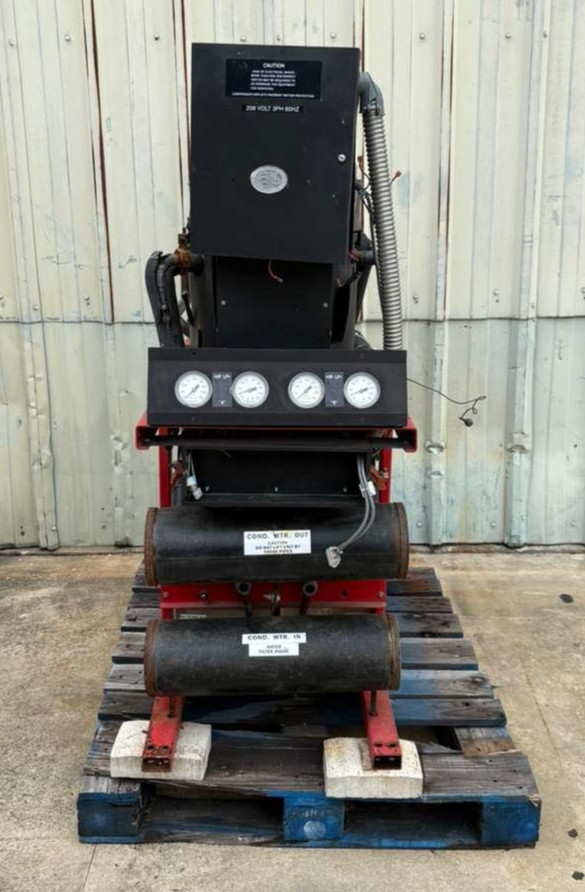 Multistack Water Cooled Chiller Model MS50B11A2W S/N: 11 08 19 w/ SWEP B45X60