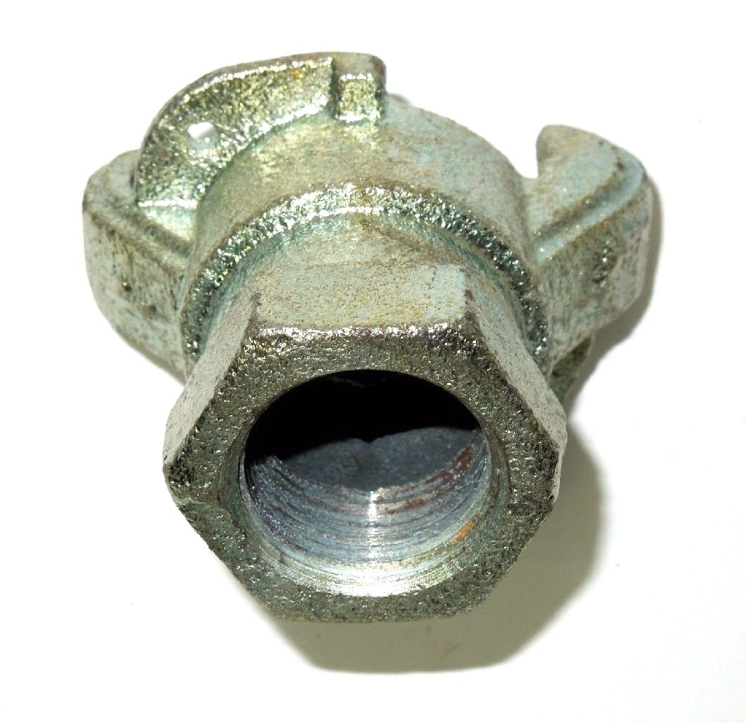 3/4″ Female NPT Universal Crowfoot Coupling Chicago Fitting Plated Iron SFF075