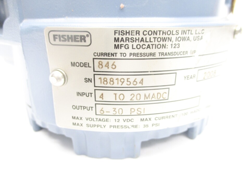 ROSEMOUNT 846 6-30PSI NSNP