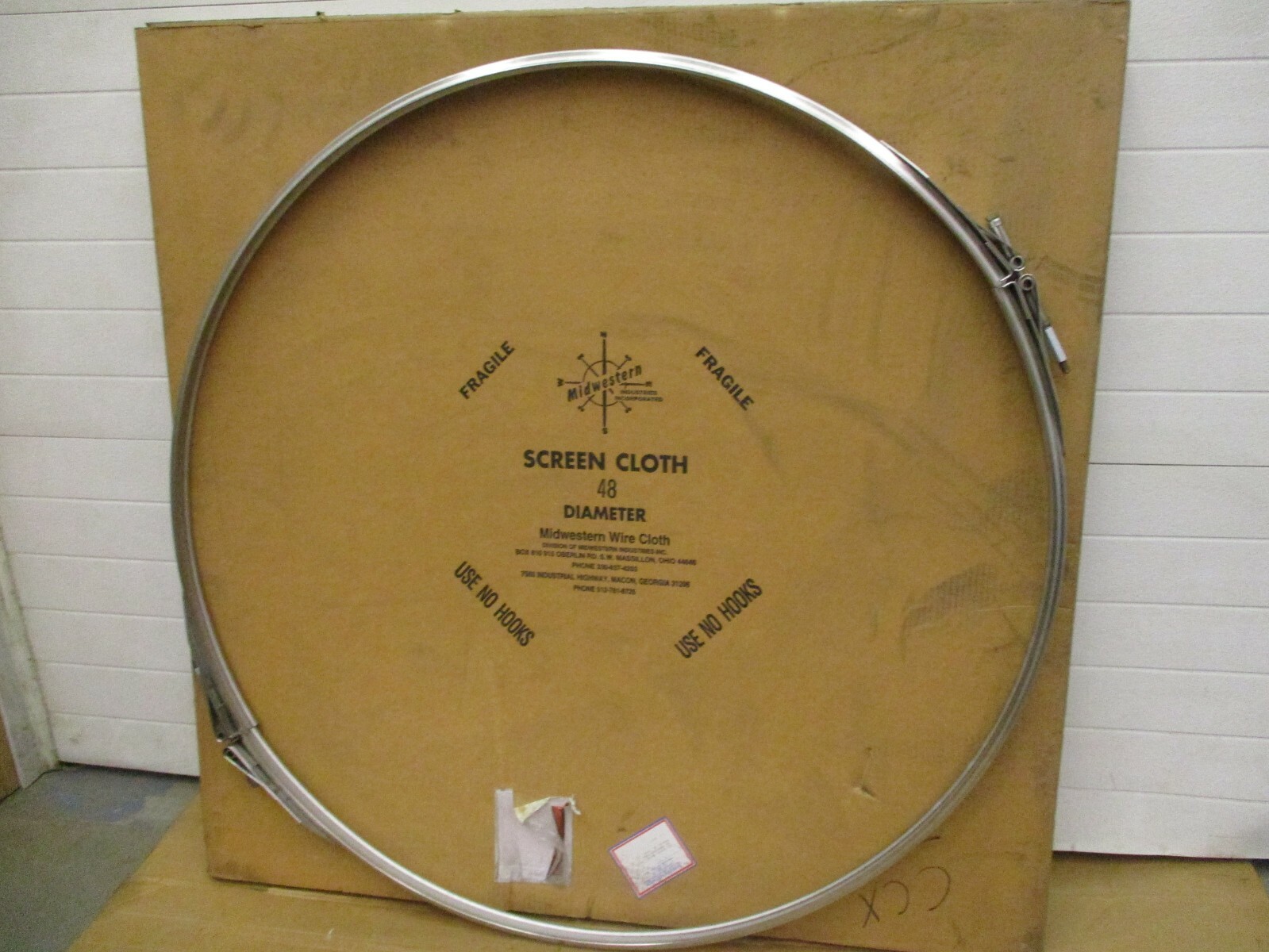 New SWECO Midwestern Screen Cloth 48″ Clamp Ring 999EA-4756 J99 A4509AES