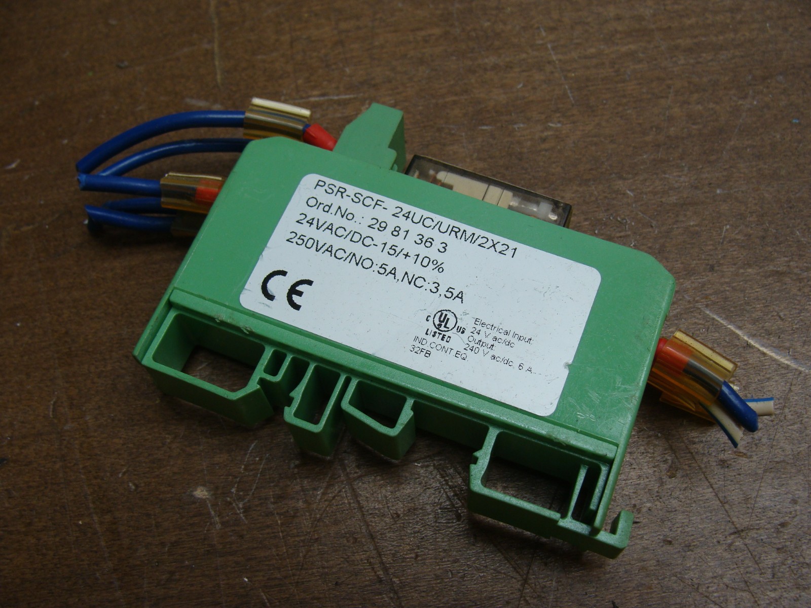 LOT OF 5 PHOENIX CONTACT SAFETY RELAYS PSR-SCF-24UC/URM/2X21 2981363 24VAC
