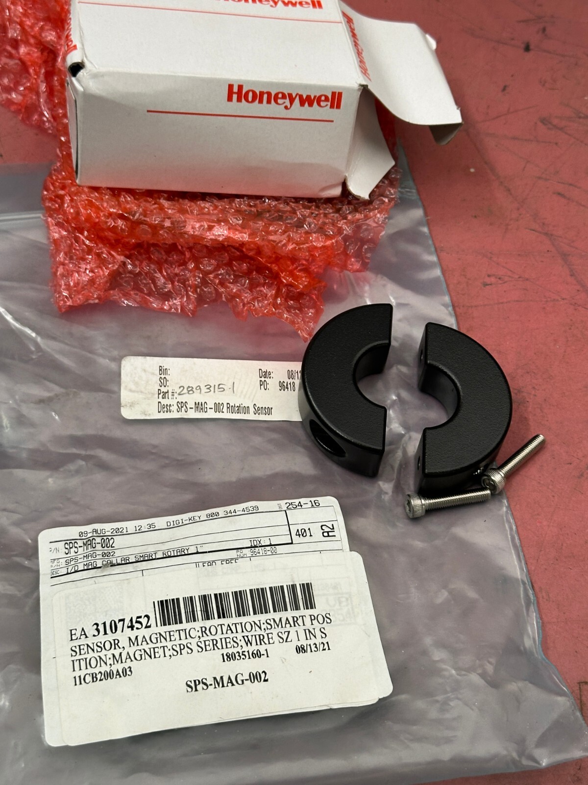 Honeywell Smart Position Rotary Sensor Magnetic SPS P/N SPS-MAG-002