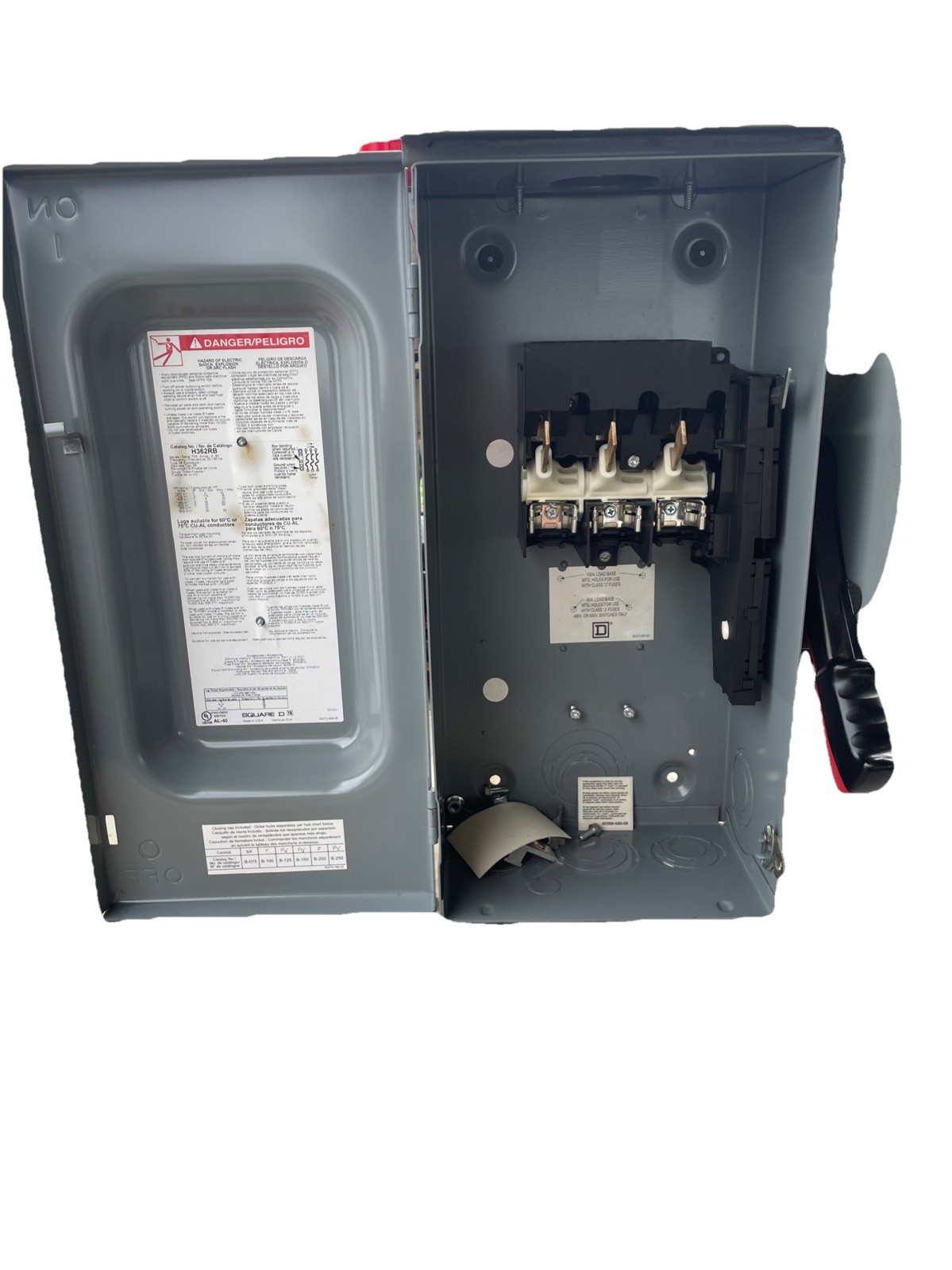 NEW Square D AL-40 30A 60VAC Heavy Duty Safety Switch