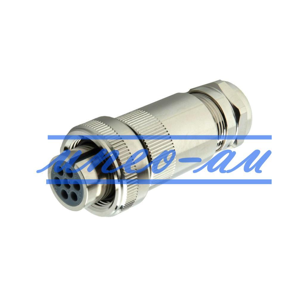 1Pcs New For 6+PE MET 5004072 DIN43563 Proportional Valve Connector