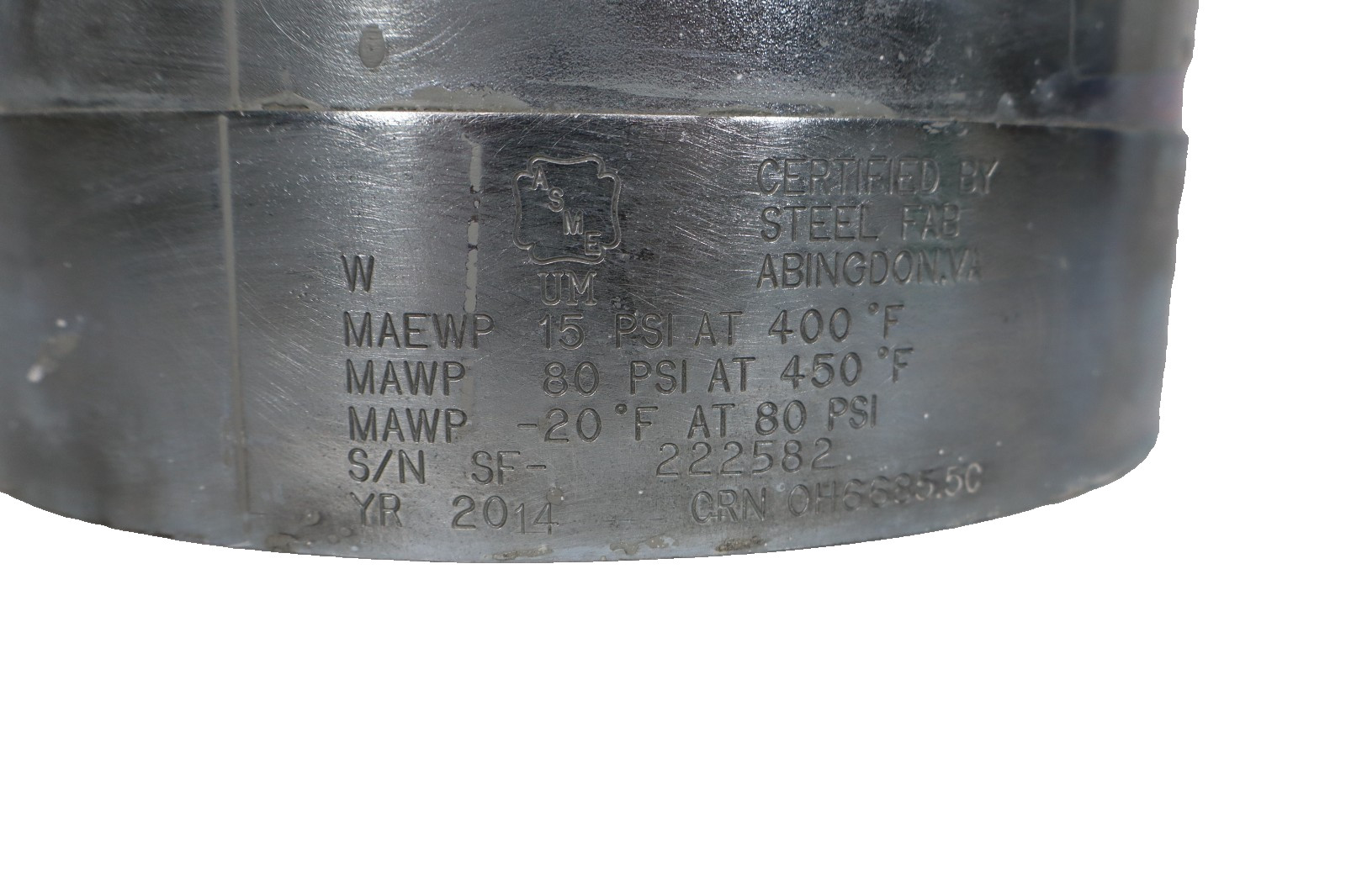 Binks 2.8 Gallon Paint Pot Stainless Pressure Paint Pot CRN OH6685.5C