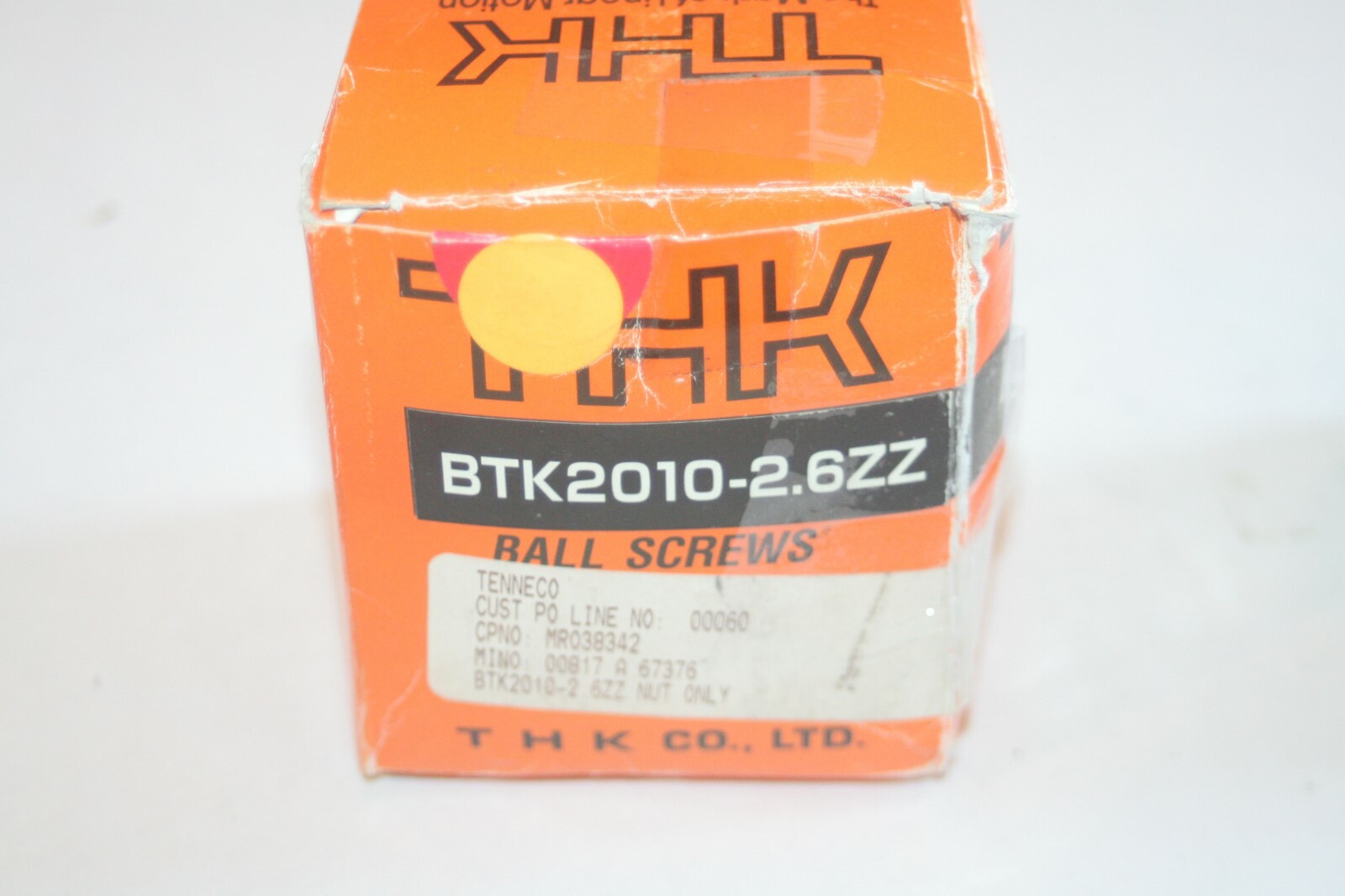 THK BTK2010-2.6ZZ Ball Screw Nut * NEW *