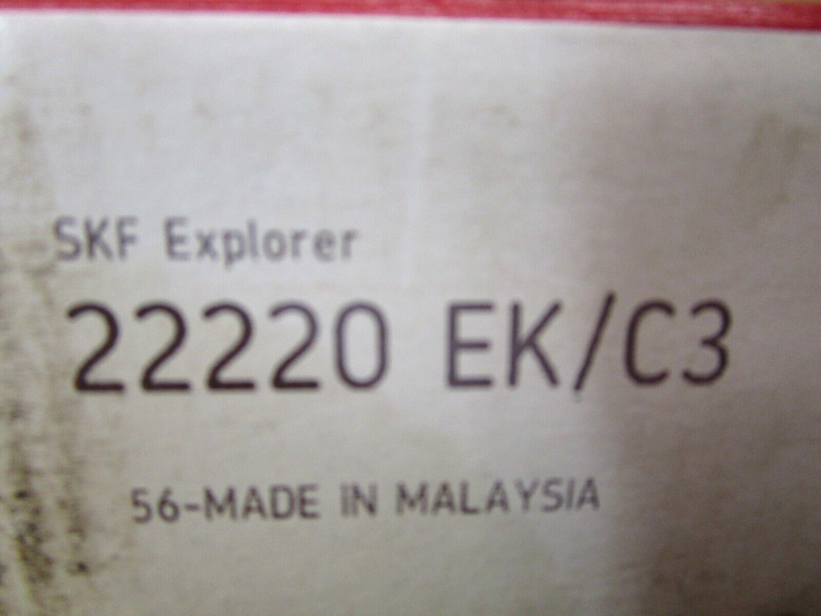 SKF Explorer 22220 EK/C3 Bearing 50582HI