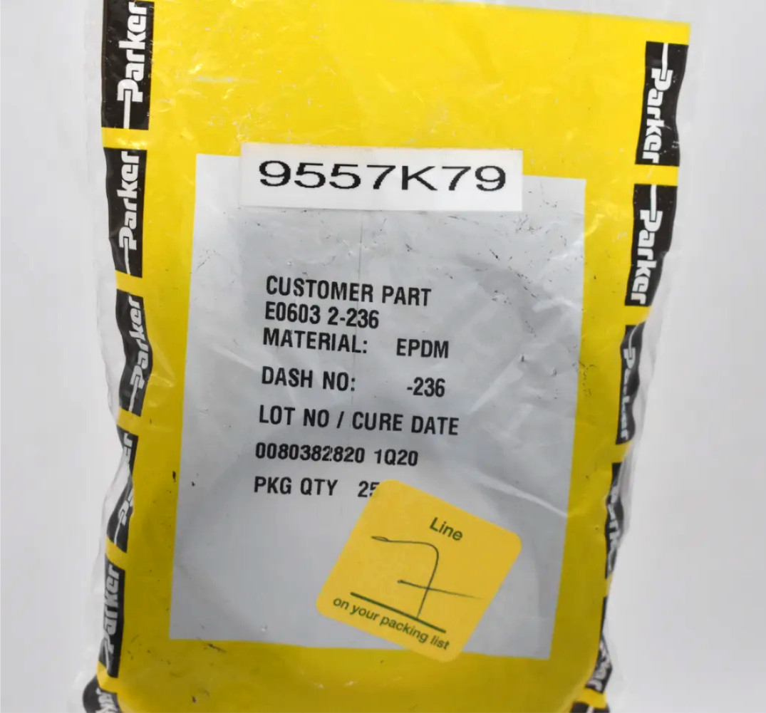 PARKER 9557K79 WATER AND STEAM-RESISTANT EPDM O-RING (LOT OF 29)
