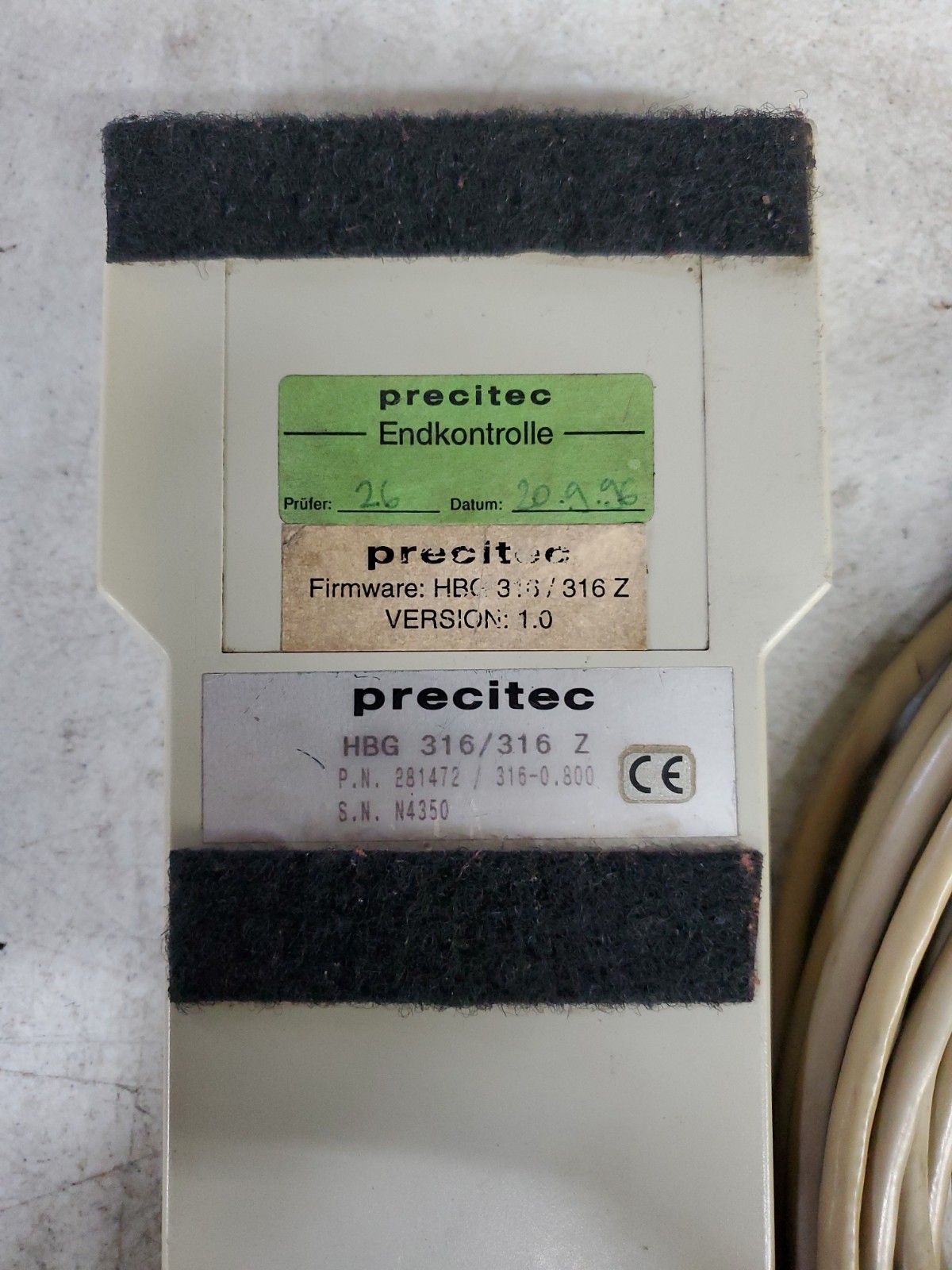 Precitec HGB 316/316 Z, 281462 / 316-0 . 800, N4350, Version: 1.0