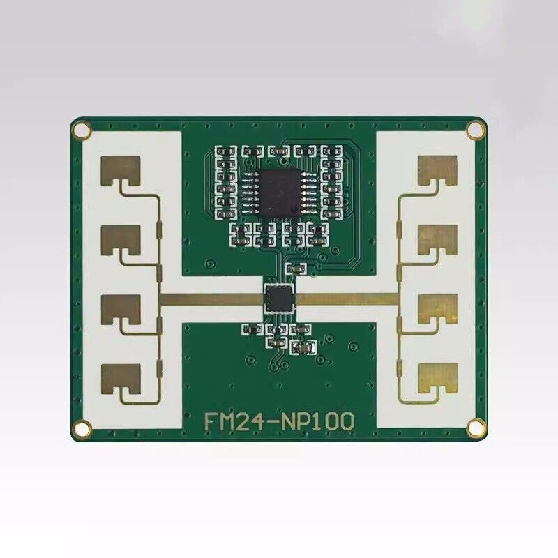1PC New 24GHz microwave ranging radar 24G FM24-NP100 body sensor radar demo FMCW