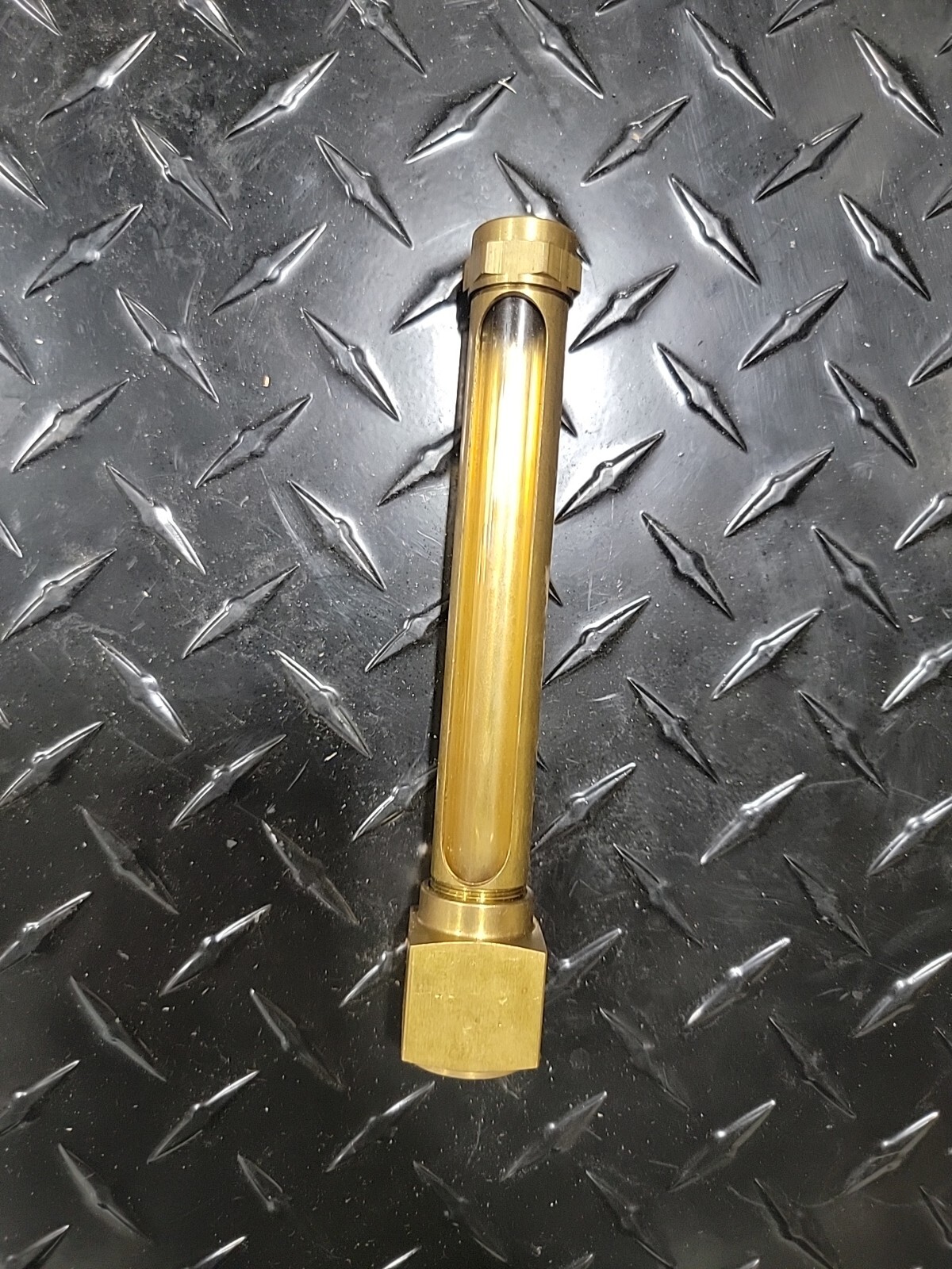 LDI INDUSTRIES 6.25″ OAL, Brass Inline Sight Glass & Flow Sight