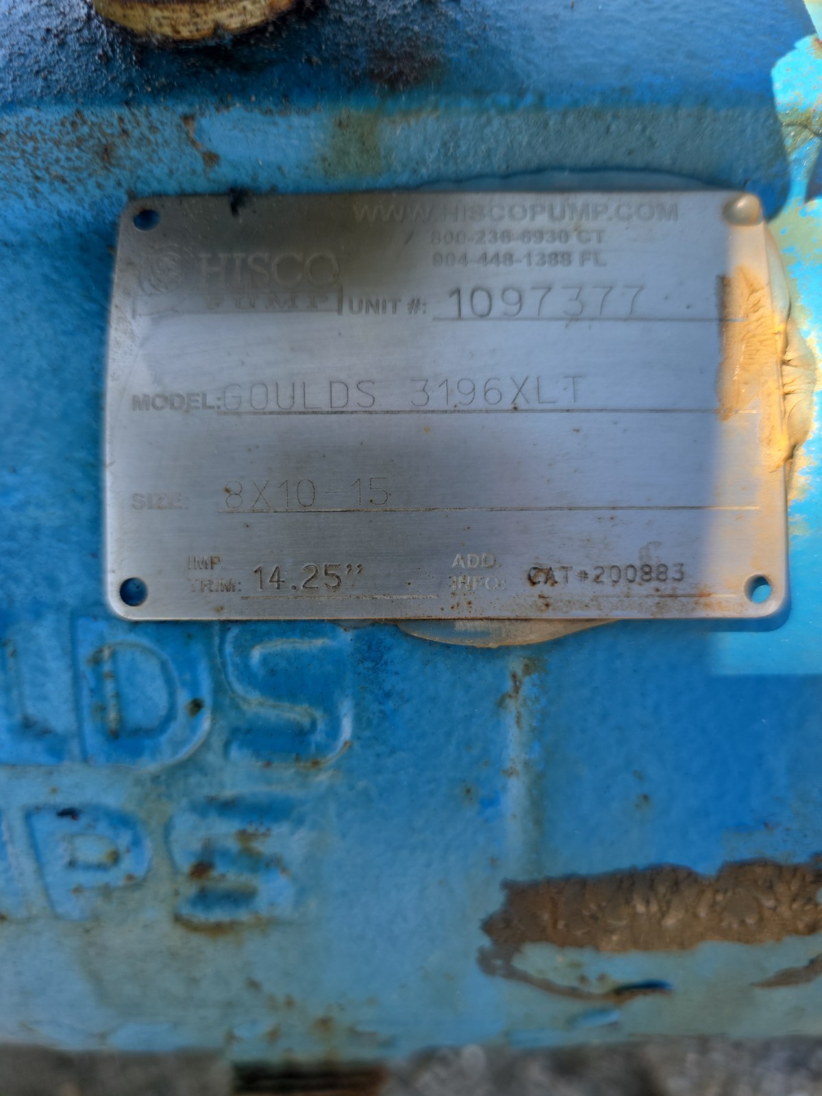 Goulds 3196MTX 8×10-15