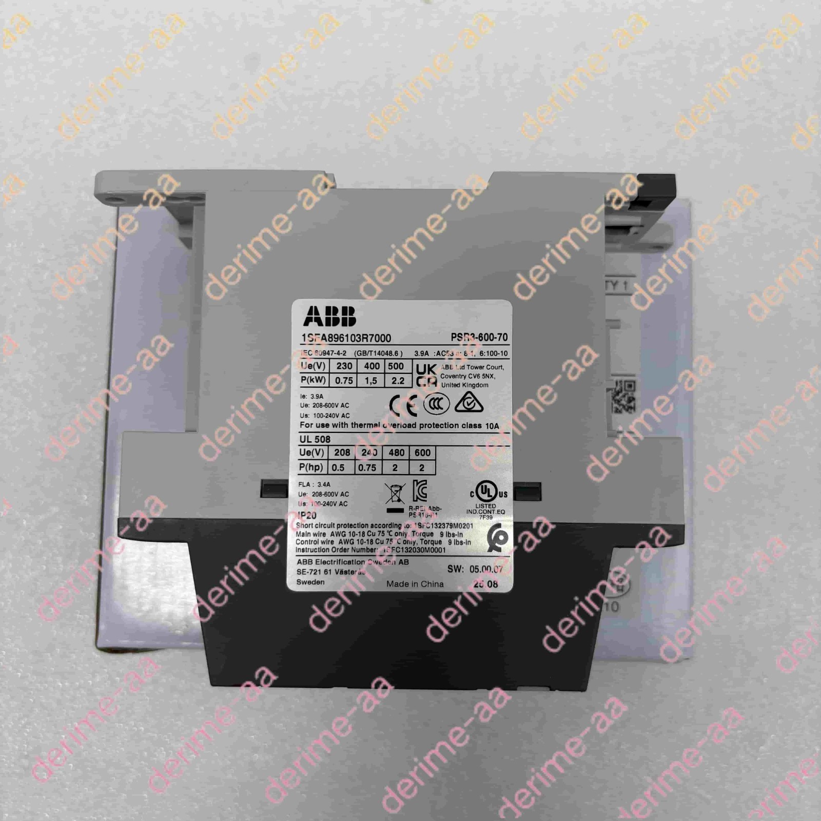 ABB PSR3-600-70 soft starter#1pcs new in box