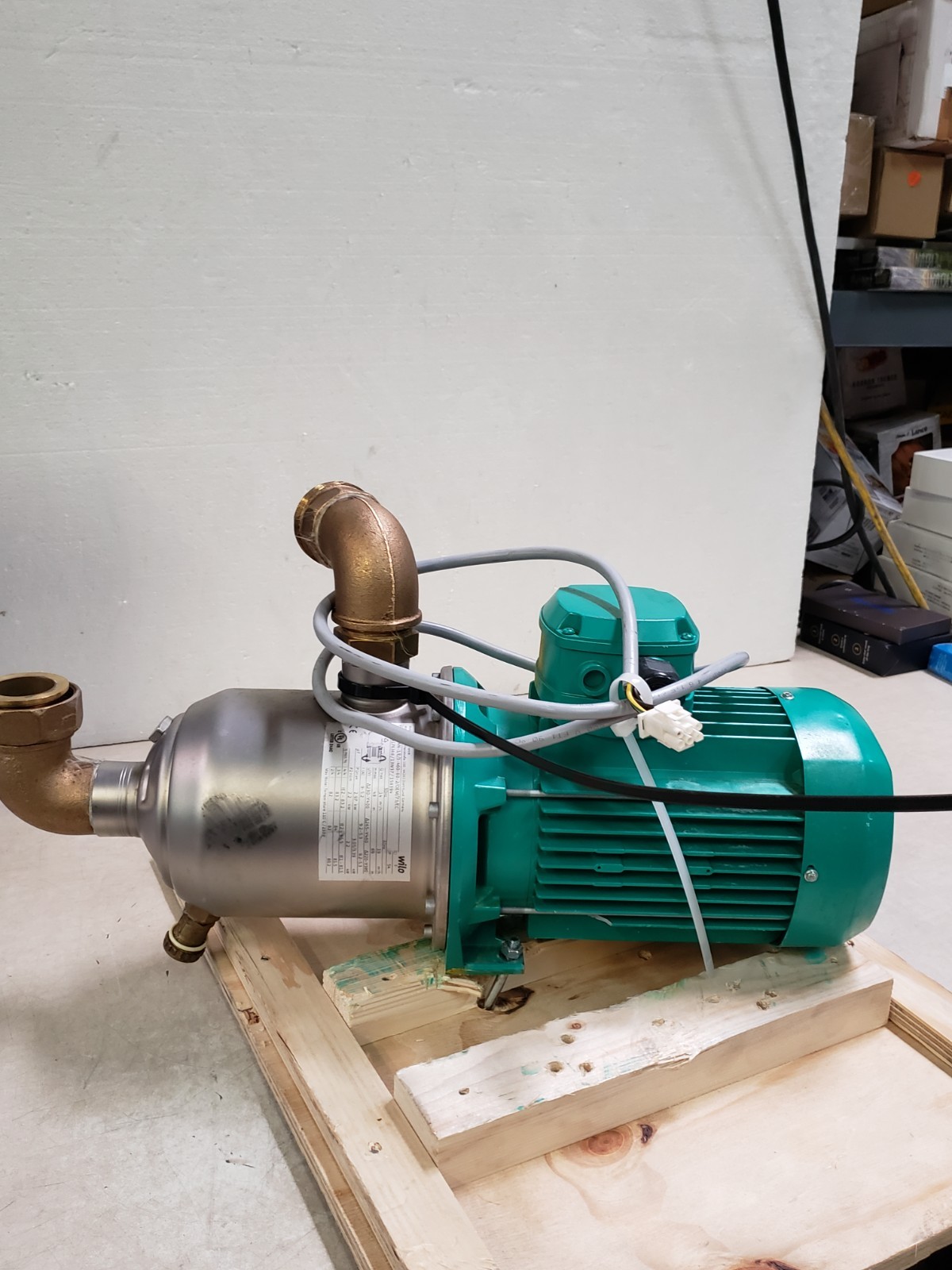 Wilo Economy MHI IE3 IEC 3 Phase Motor MHI804N-1/E/3-460-60-2 OEM