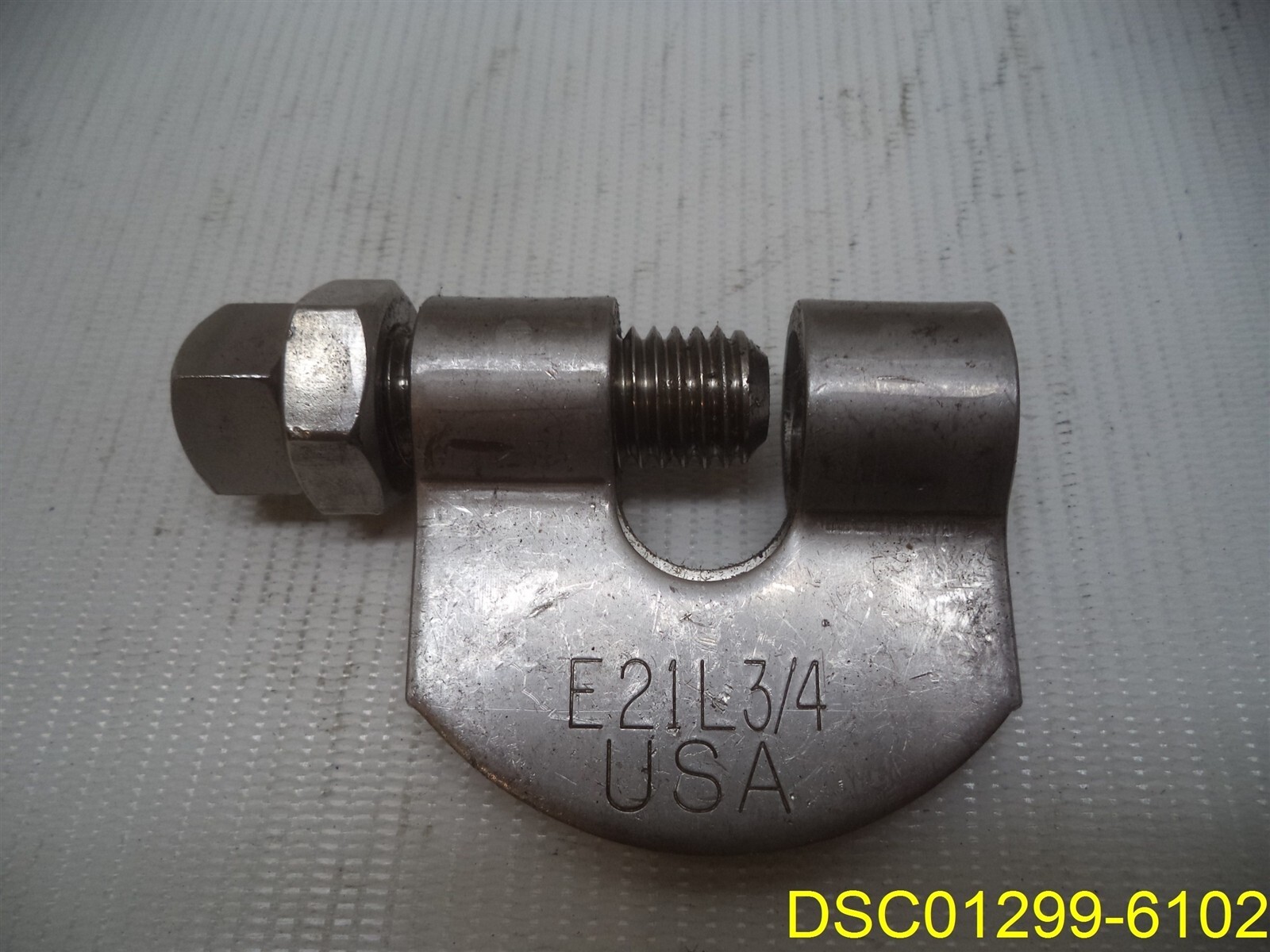 E21L 3/4″ Beam Clamp Stainless Steel
